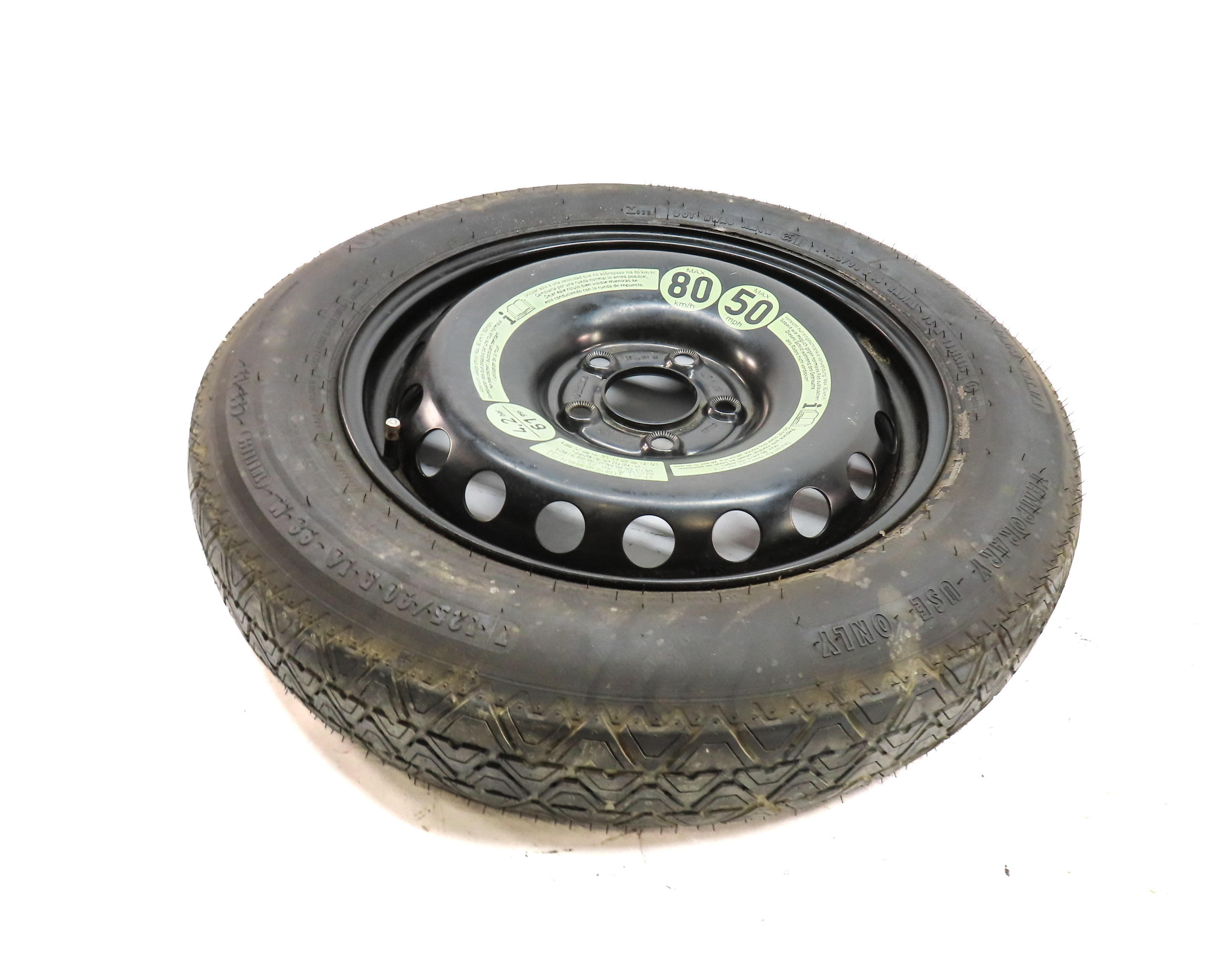 03-07 MERCEDES E CLS (W211 W219) 16x3.5" 16 x 3.5 INCH SPARE TIRE WHEEL — exact item pictured